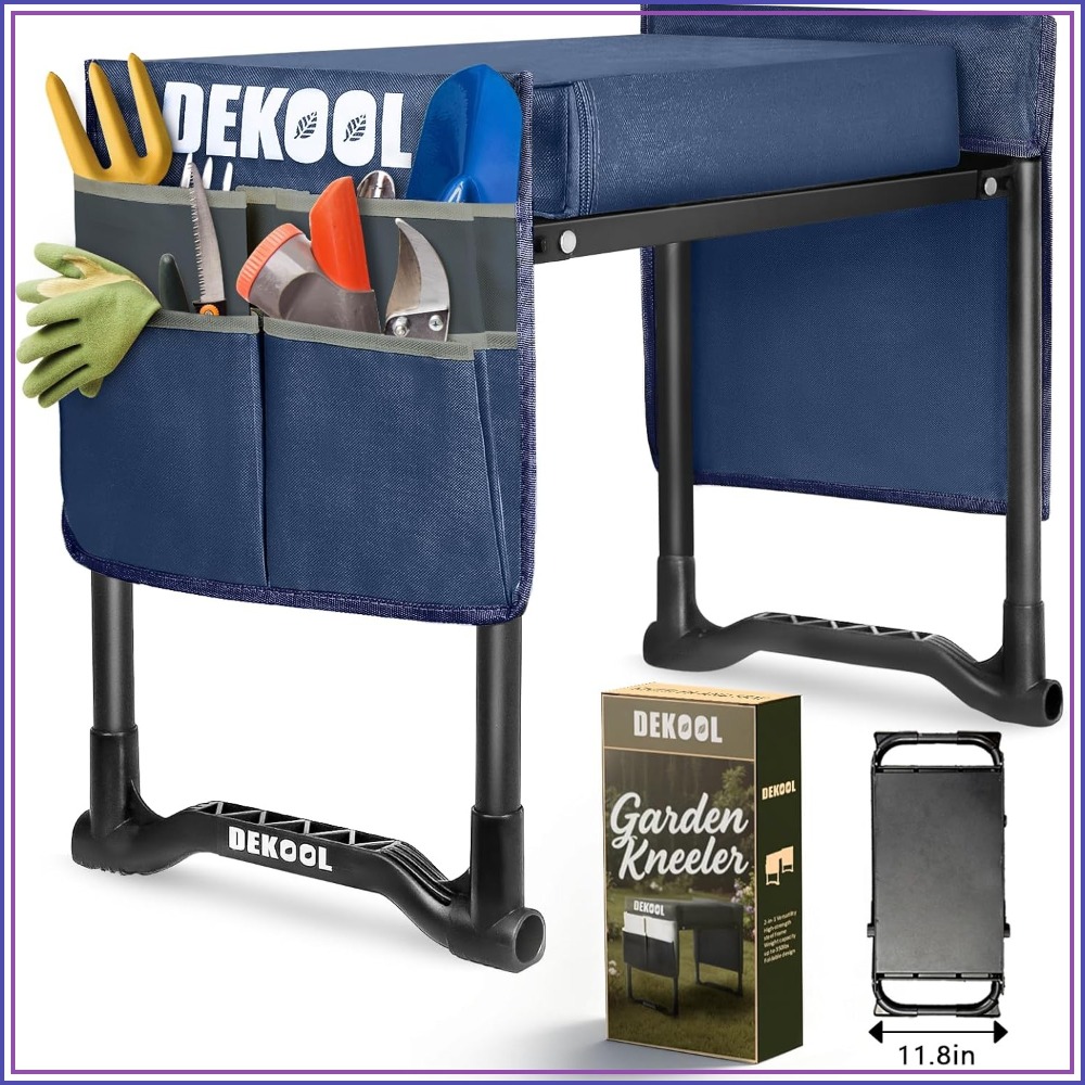 Gardening Tools Bag - Garden Kneeler and Seat with 3
