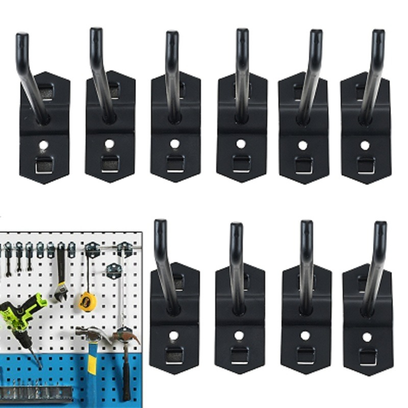 Gardening Tools Wholesale - 10Pcs/set 50mm Black Hole Board Hook