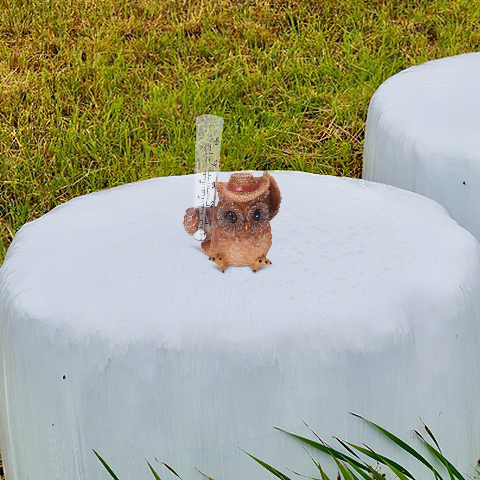 Gardening Tools Cartoon - 1pc Owl Rain Gauge Cartoon Decorative