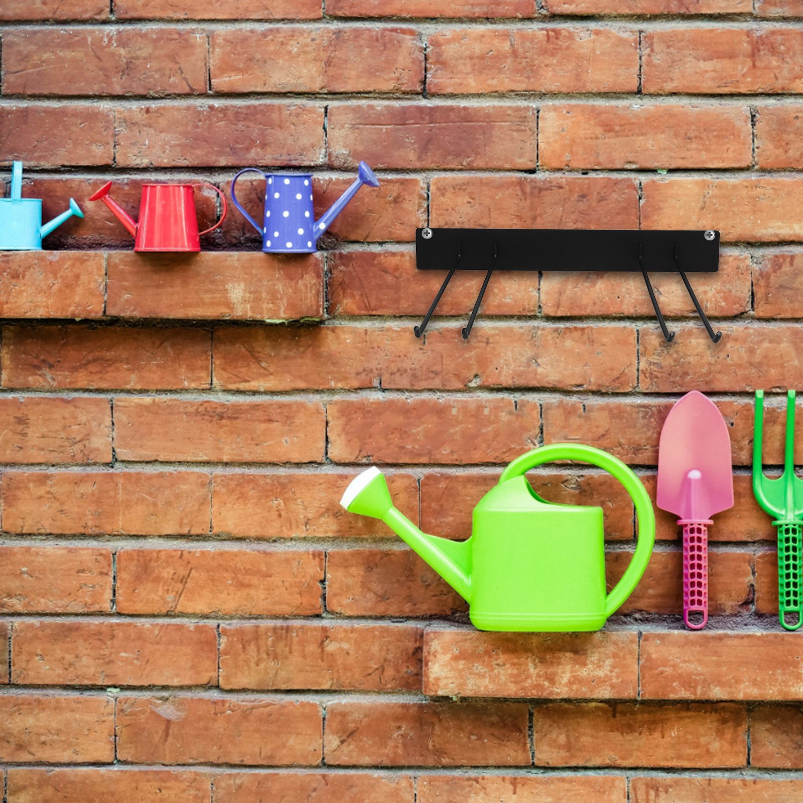 Gardening Tools Rake - Space Saving Wall Tool Organizer for