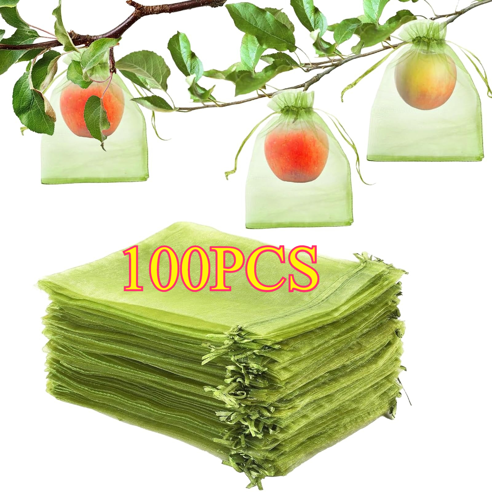 Gardening Tools Bag - Effective Anti-Bird Netting Fruit Protection Bags