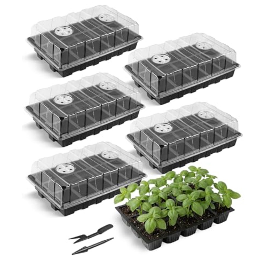 Seed Starter Trays - 5-Set Seed Starter Tray Kits Durable