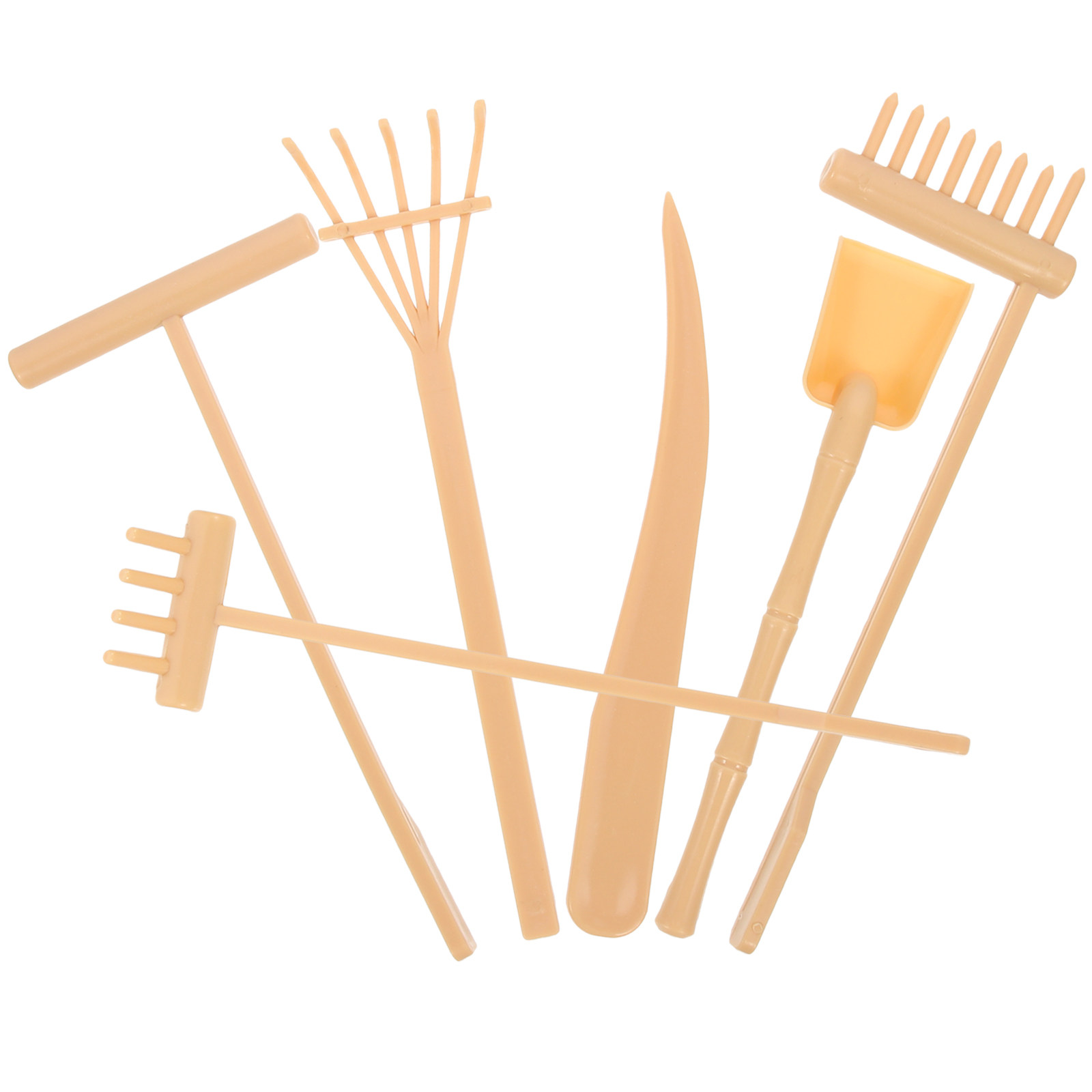 Gardening Tools Rake - 6Pcs Zen Garden Tools Sand Tray