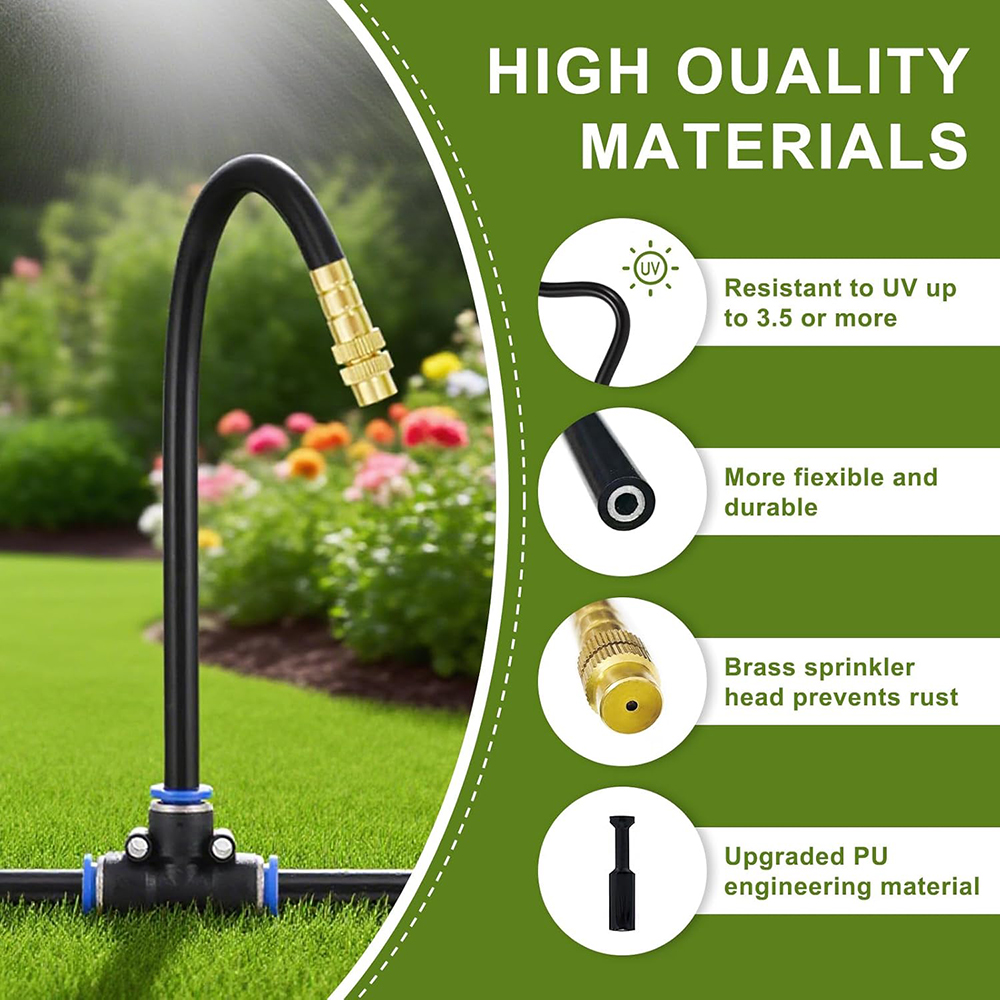 117Pcs Garden Irrigation Set,  - Gardening Tools For Beginners reseña y precio