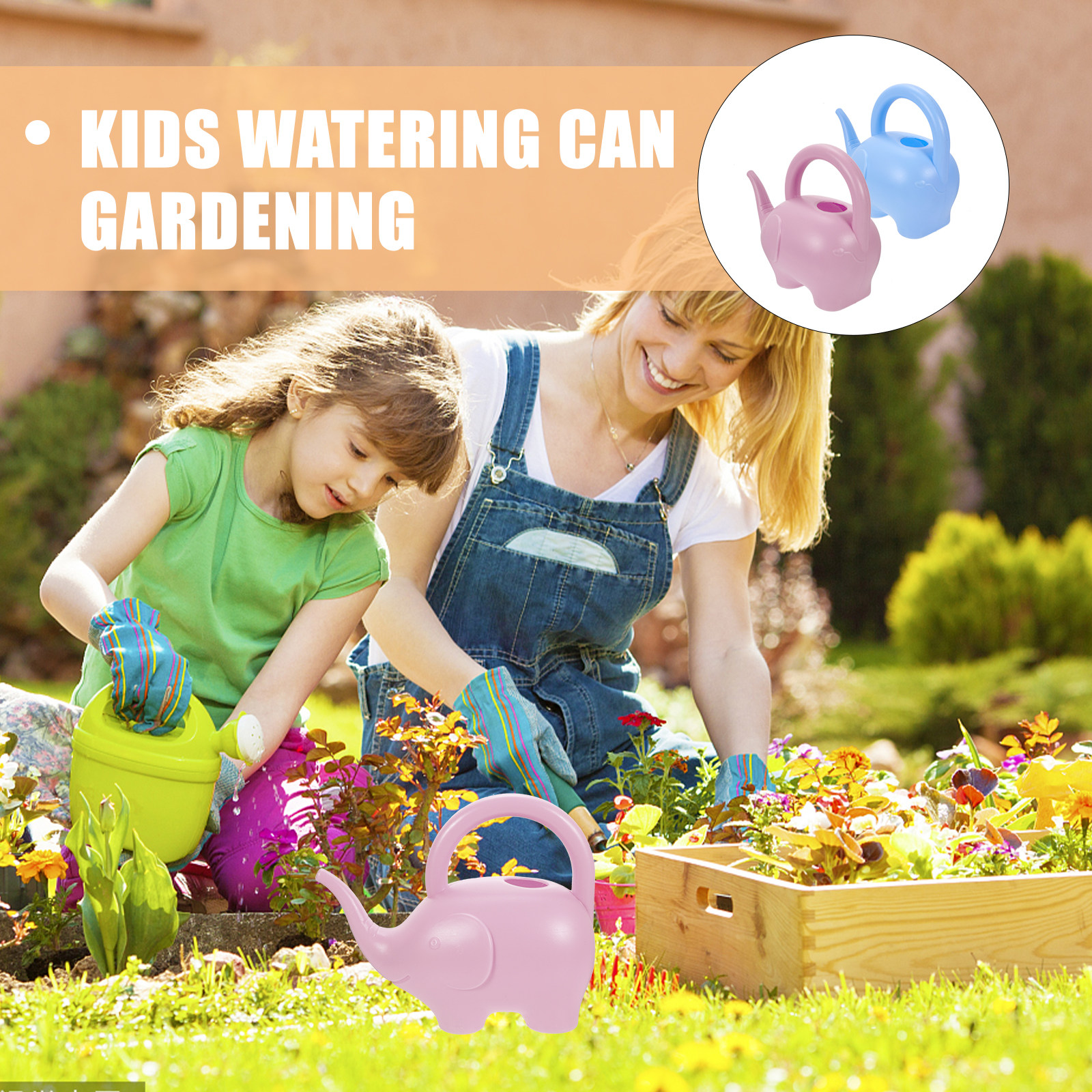 2Pcs Candy Color Cartoon Shape - Gardening Tools Cartoon reseña y precio