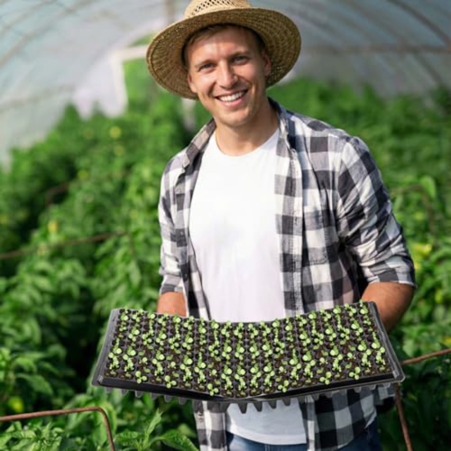 Pack 200 Cell Seedling Trays S - Seed Starter Trays reseña y precio