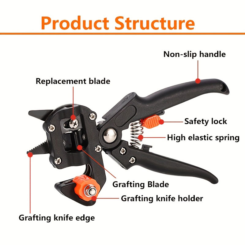 Bypass Pruner Industrial Grade - Gardening Tools Bag reseña y precio