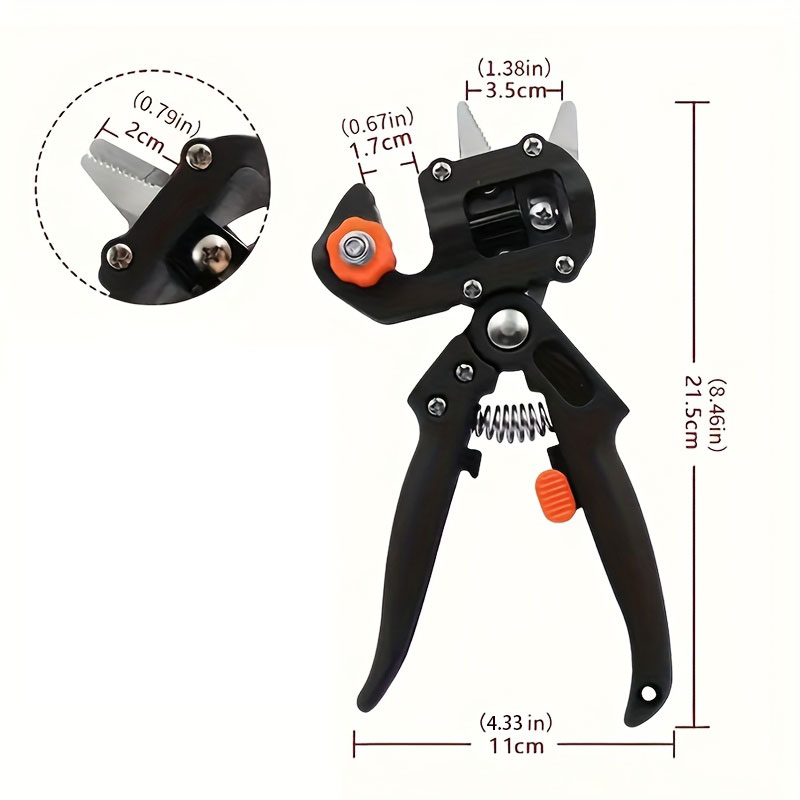 Bypass Pruner Industrial Grade - Gardening Tools Bag reseña y precio
