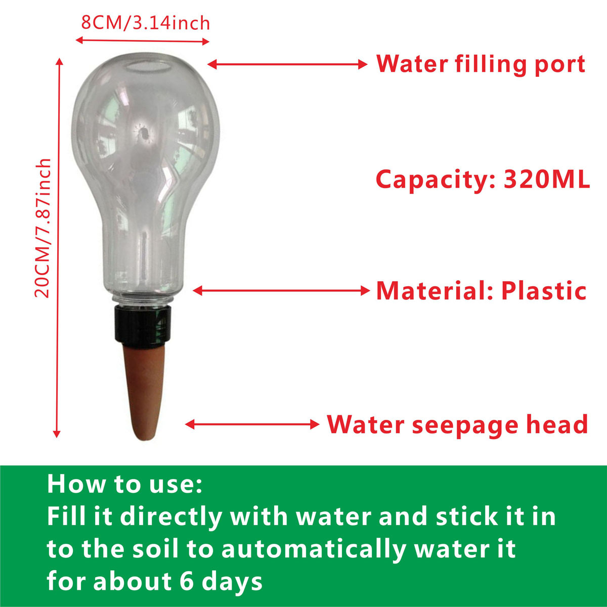 Garden Automatic Watering Tool - Gardening Tools Water reseña y precio