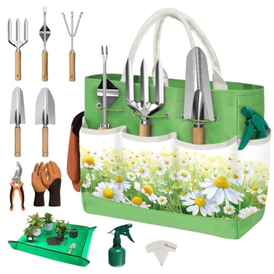 22Pcs Garden Tools Set for Wom - Gardening Tools Mothers Day reseña y precio