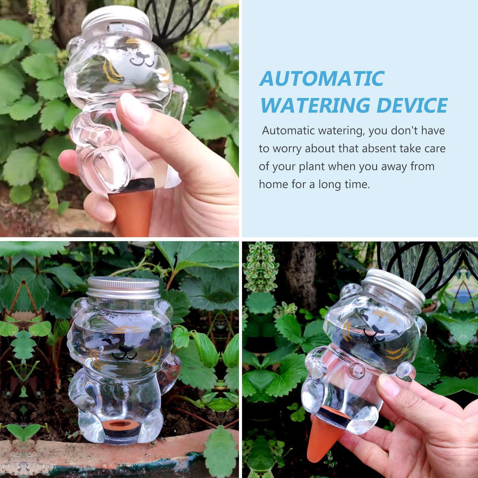2Pcs Creative Shaped Plant Wat - Gardening Tools Water reseña y precio