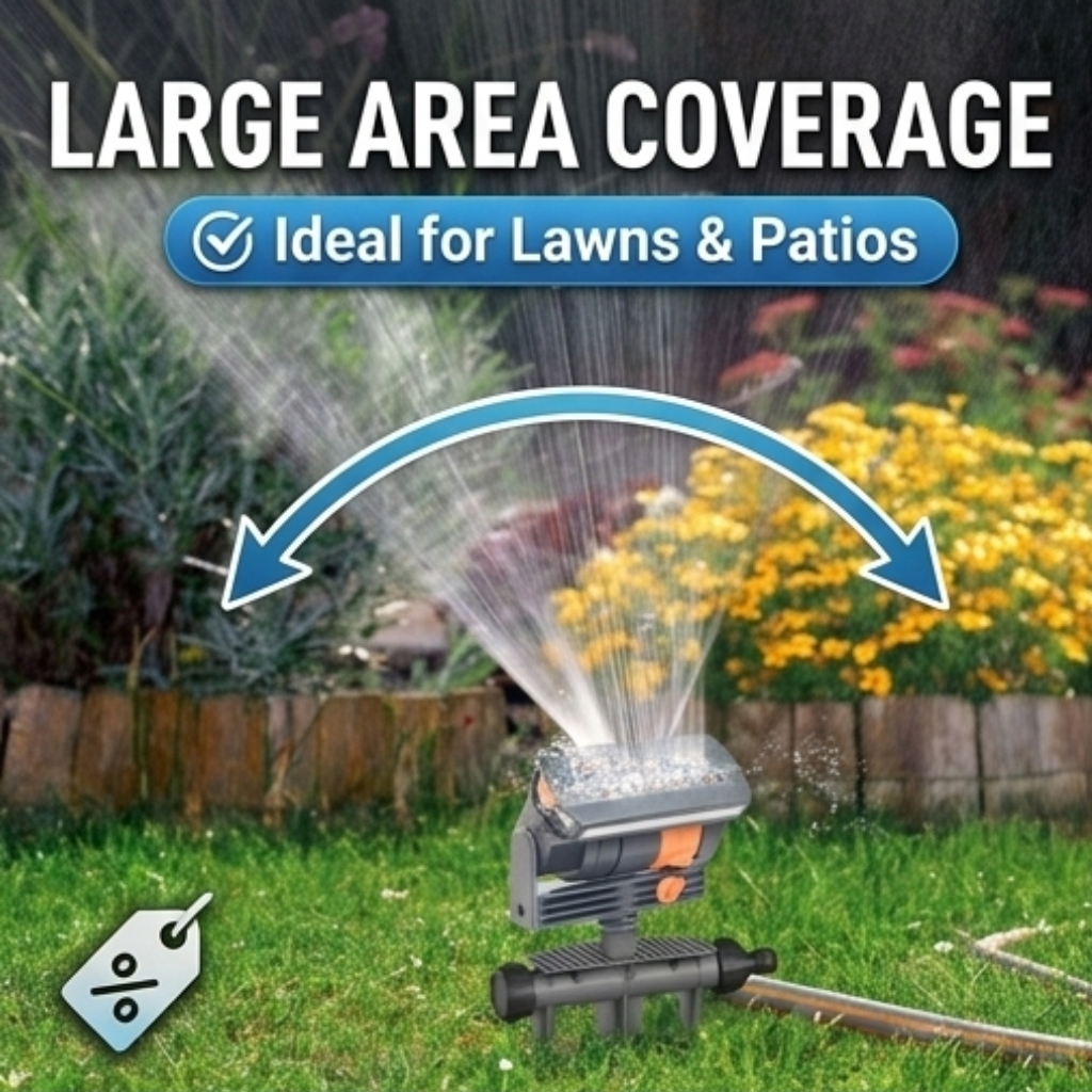 Automatic Oscillating Sprinkle - Gardening Tools Water reseña y precio