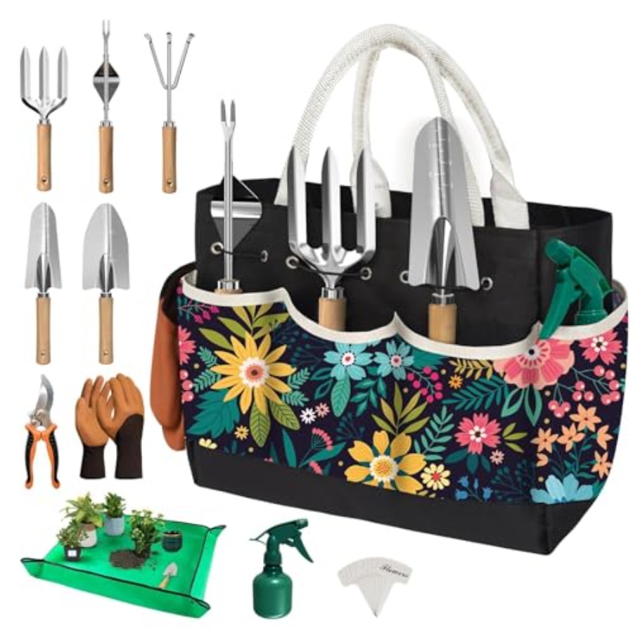 22Pcs Gardening Tools Set for  - Gardening Tools Mothers Day reseña y precio