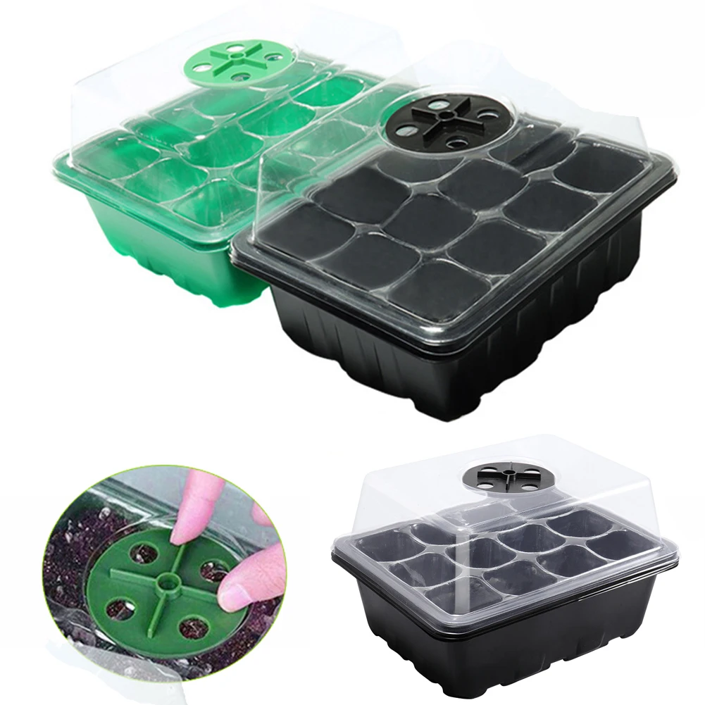 12 Holes Seed Starter Tray wit - Seed Starter Trays reseña y precio