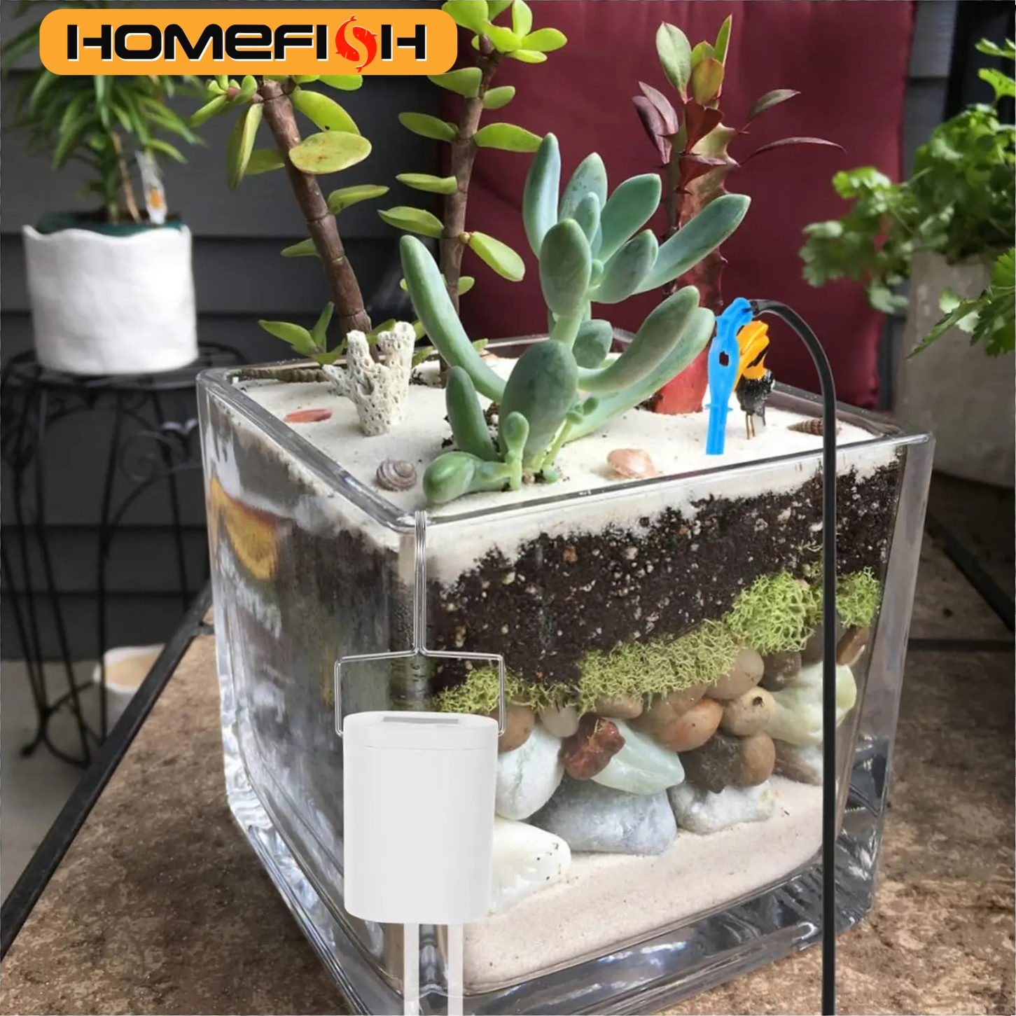 HOMEFISH Automatic Plant Flowe - Gardening Tools Kit For Home Garden reseña y precio