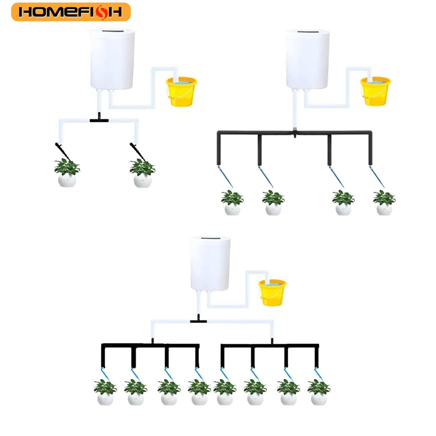 HOMEFISH Automatic Plant Flowe - Gardening Tools Kit For Home Garden reseña y precio