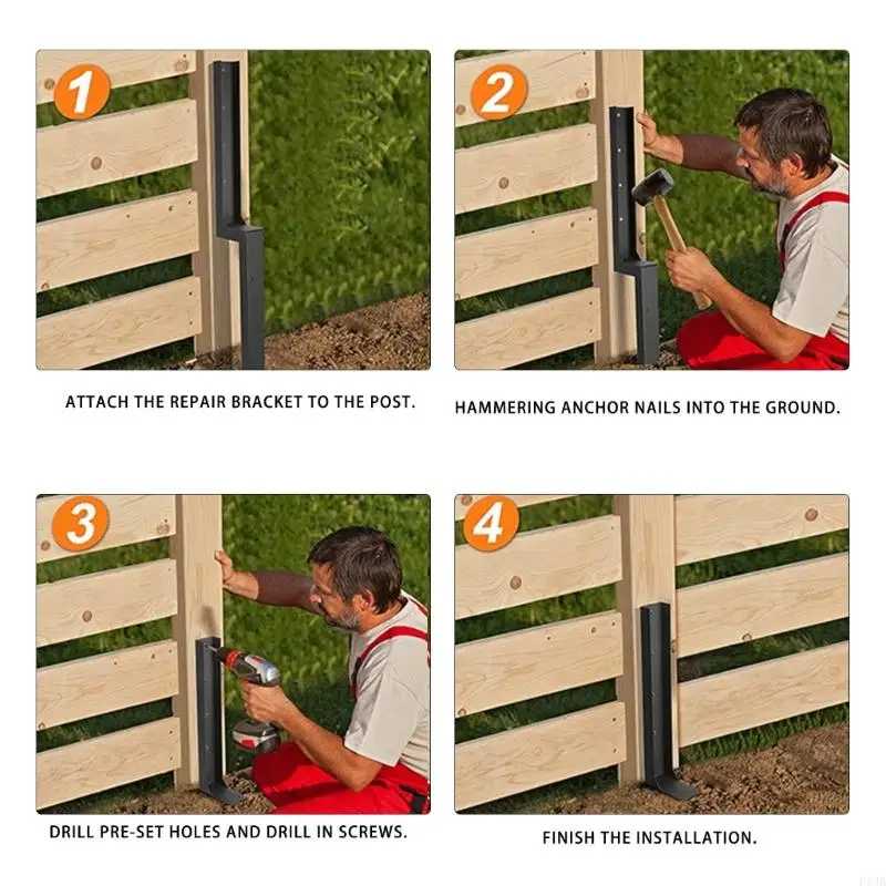 2PCS Fence Repair Anchor Fence - Gardening Tools Kit For Home Garden reseña y precio