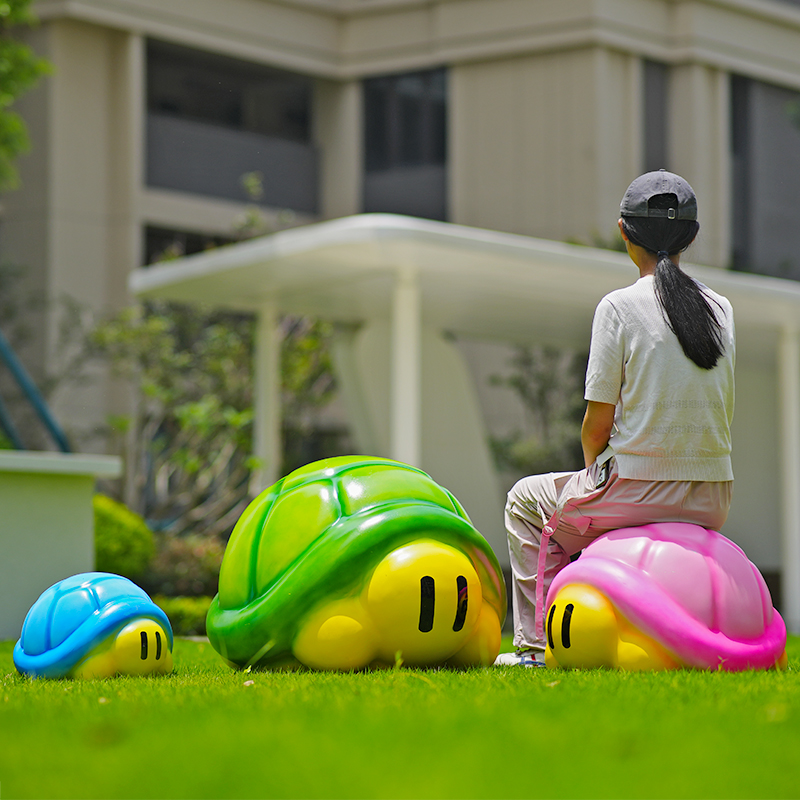 Cartoon turtle fiberglass scul - Gardening Tools Cartoon reseña y precio