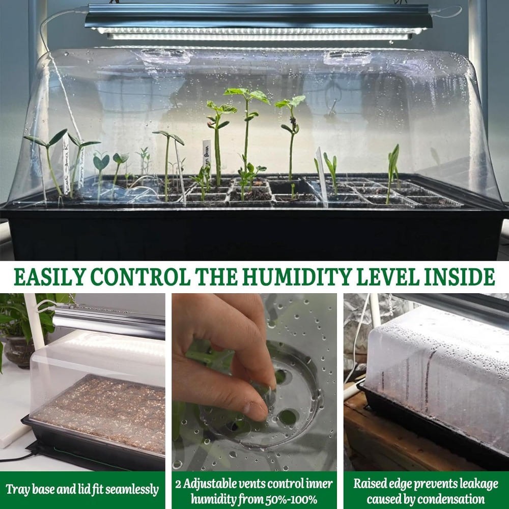 Seed Starter Kit with Grow Lig - Seed Starter Trays reseña y precio