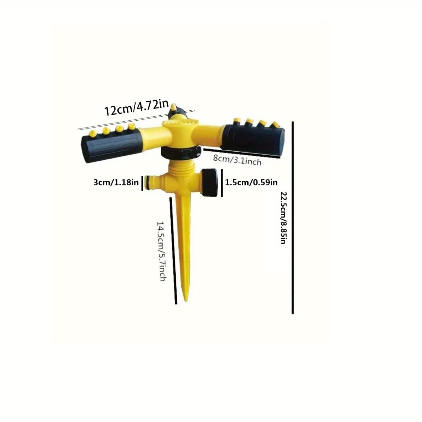 1pc 360° Automatic Rotating Sp - Gardening Tools And Equipment reseña y precio