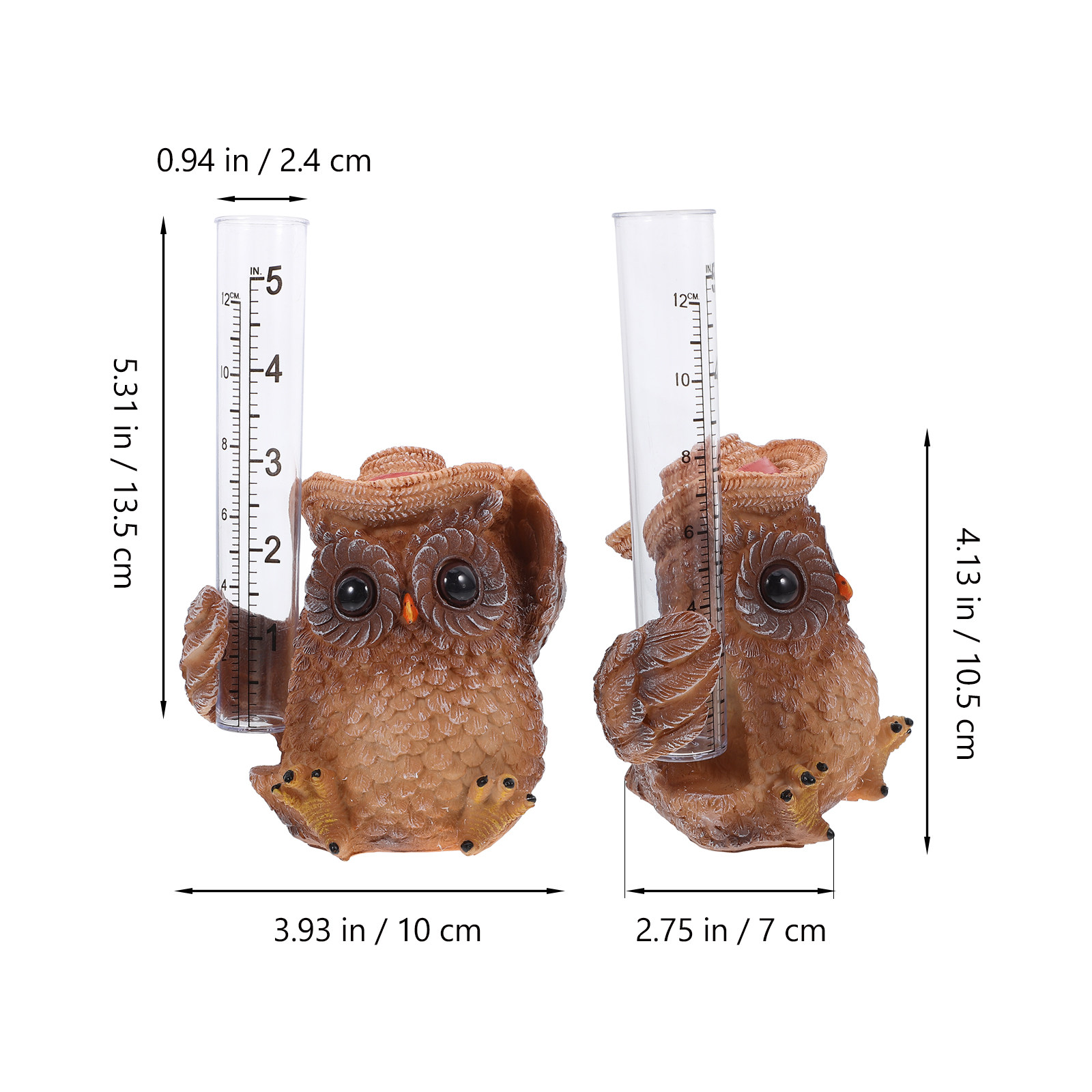 1pc Owl Rain Gauge Cartoon Dec - Gardening Tools Cartoon reseña y precio