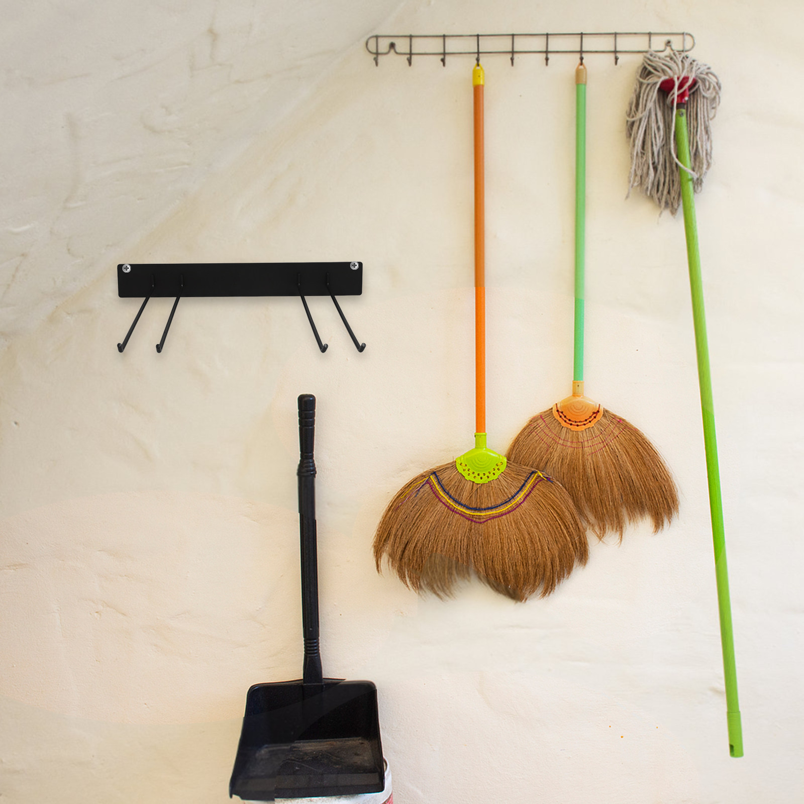 Space Saving Wall Tool Organiz - Gardening Tools Rake reseña y precio