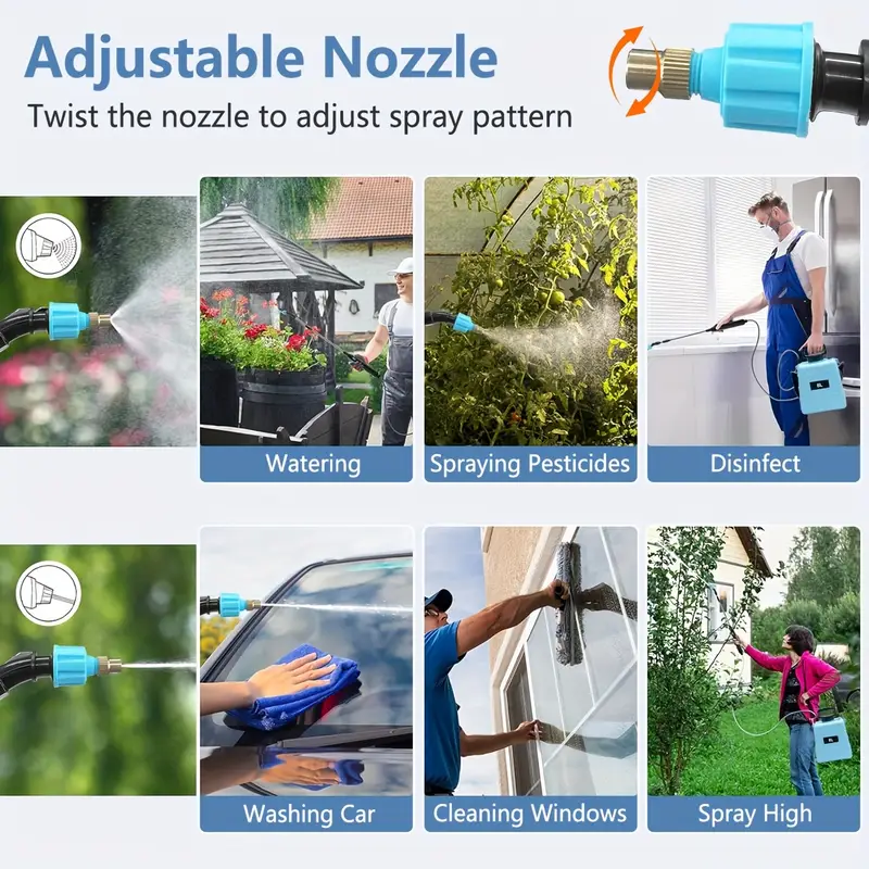 5L/8L USB Rechargeable Electri - Gardening Tools Rake reseña y precio