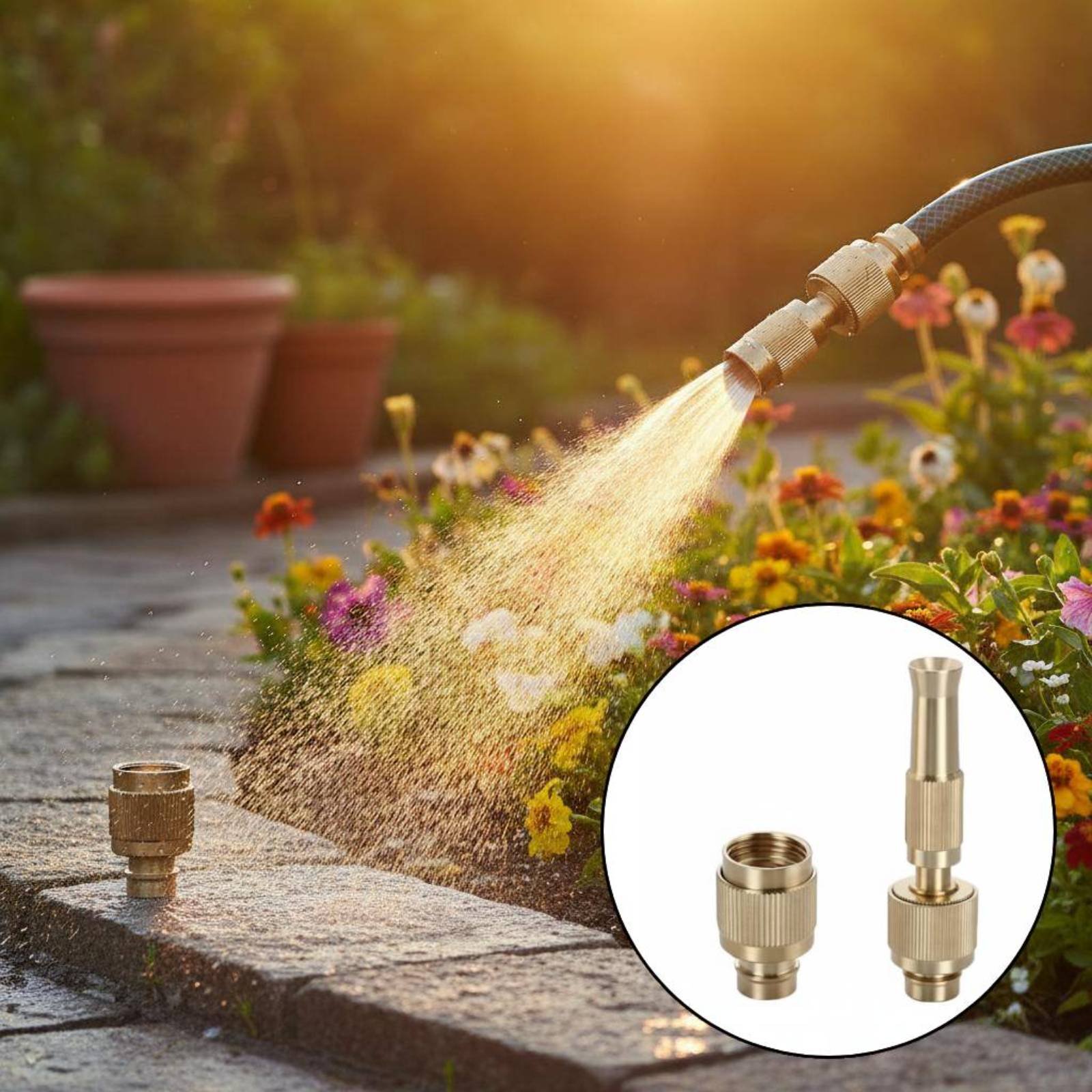 Brass Water Universal Connecto - Gardening Tools Water reseña y precio