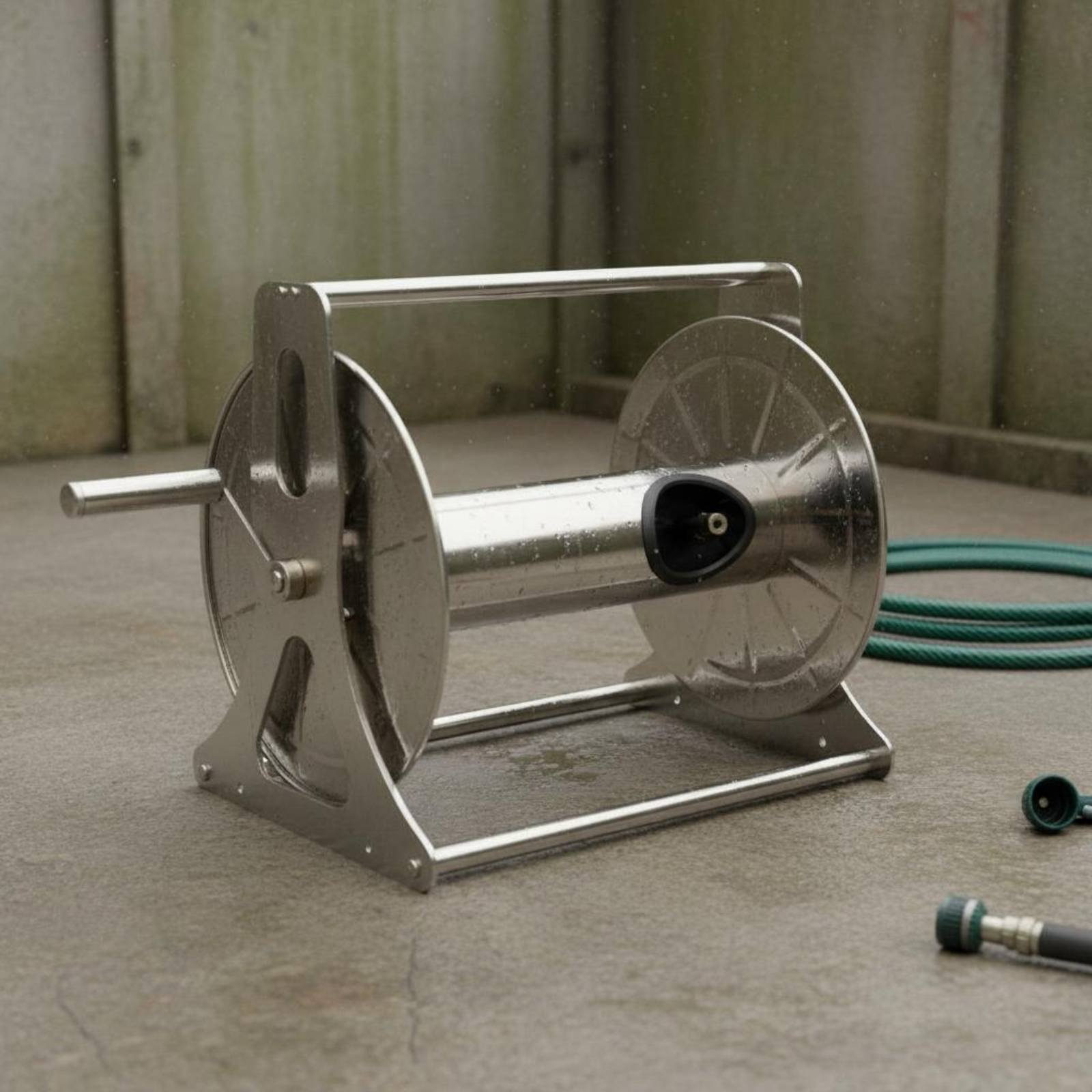 Stainless Steel Hose Reel Carr - Gardening Tools And Equipment reseña y precio