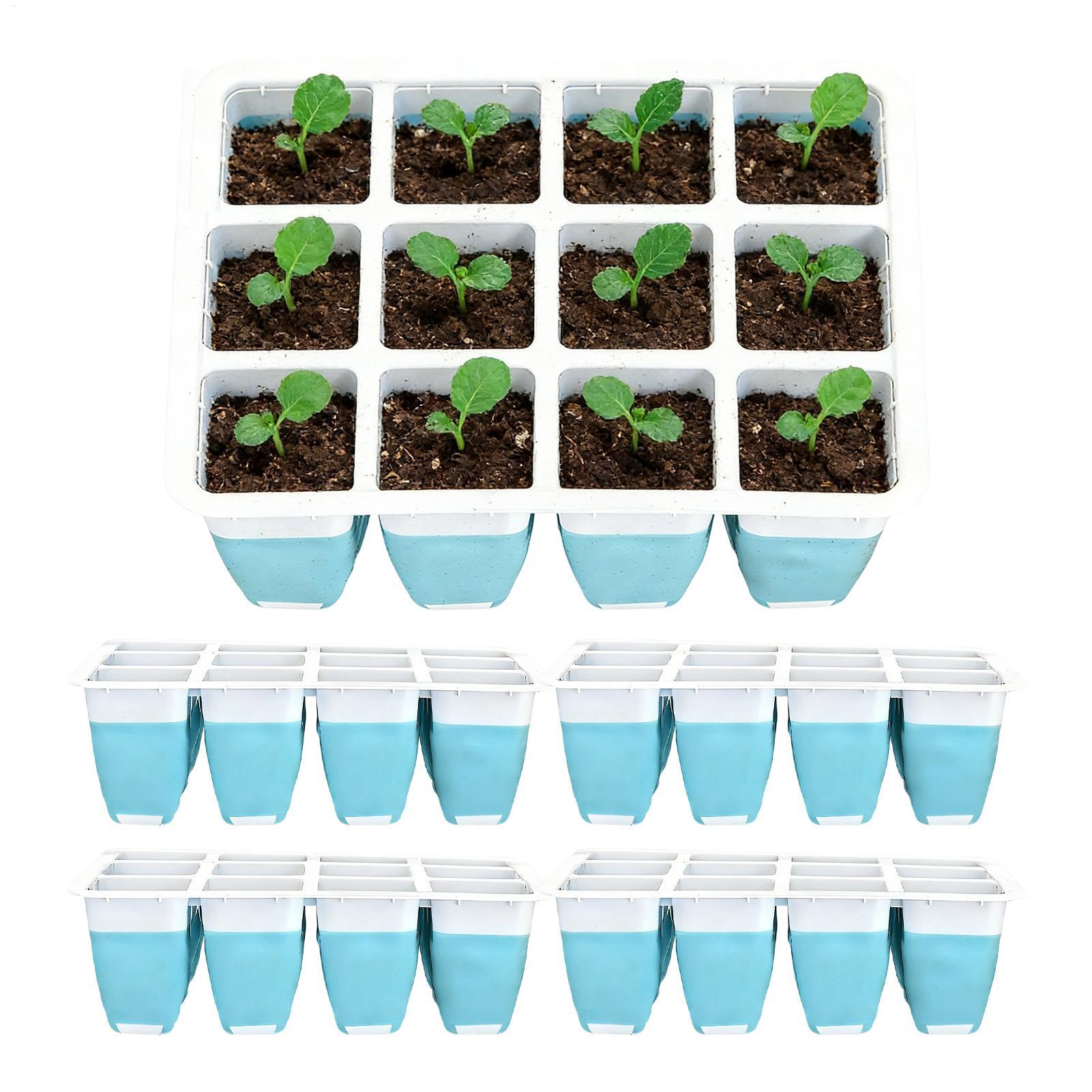 5 Pack Silicone Seed Starter T - Seed Starter Trays reseña y precio