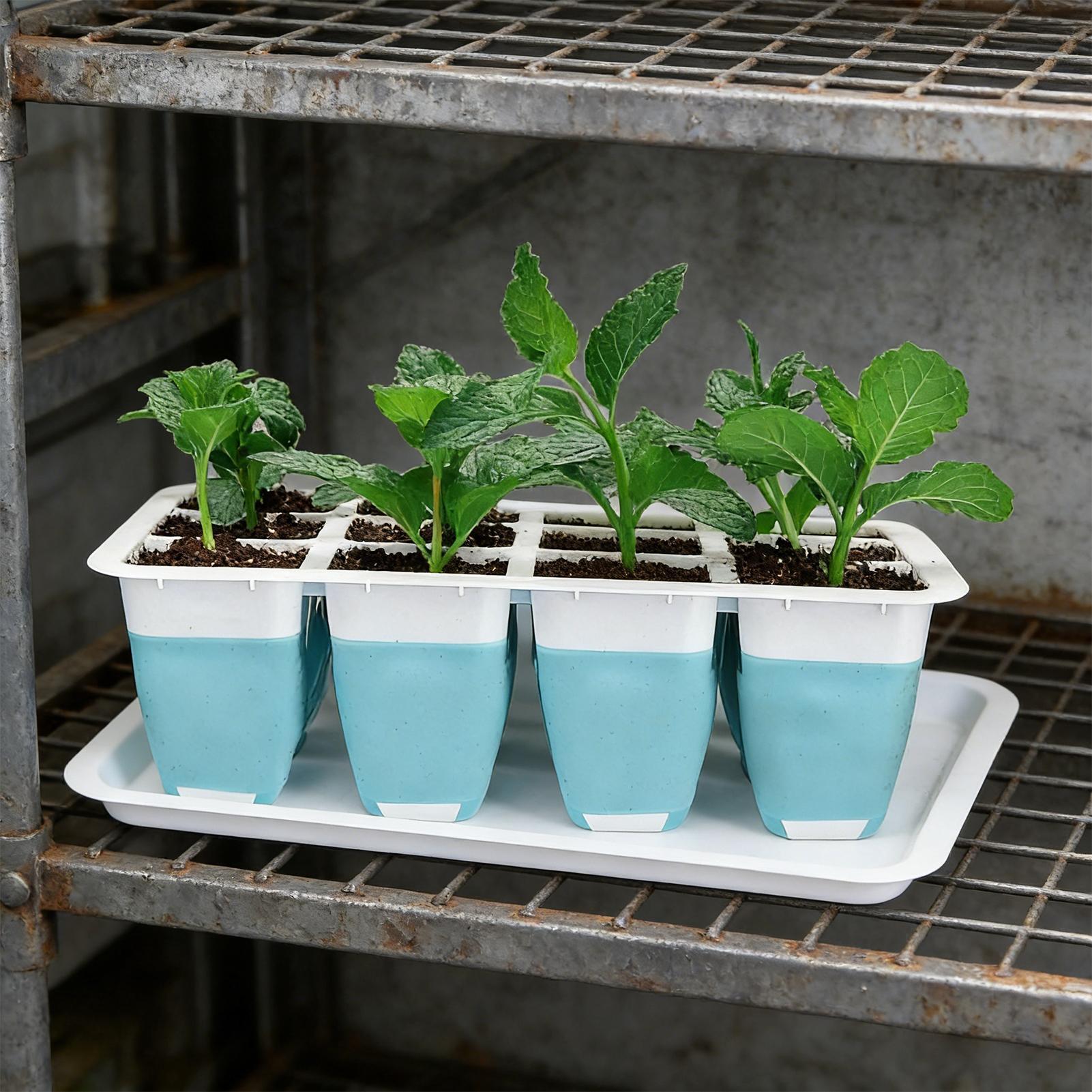 5 Pack Silicone Seed Starter T - Seed Starter Trays reseña y precio