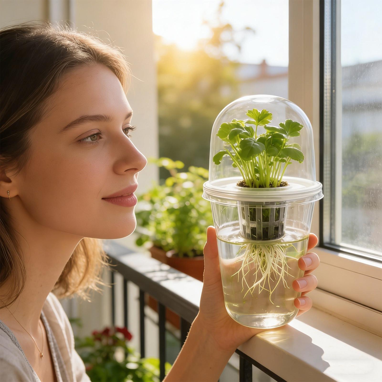 1-5pc Visible Clear Plants Ger - Seed Starter Trays reseña y precio