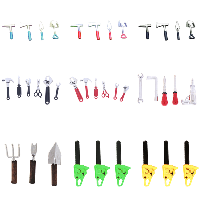 3/4/5/6Pcs Dollhouse Miniature - Gardening Tools Bag reseña y precio