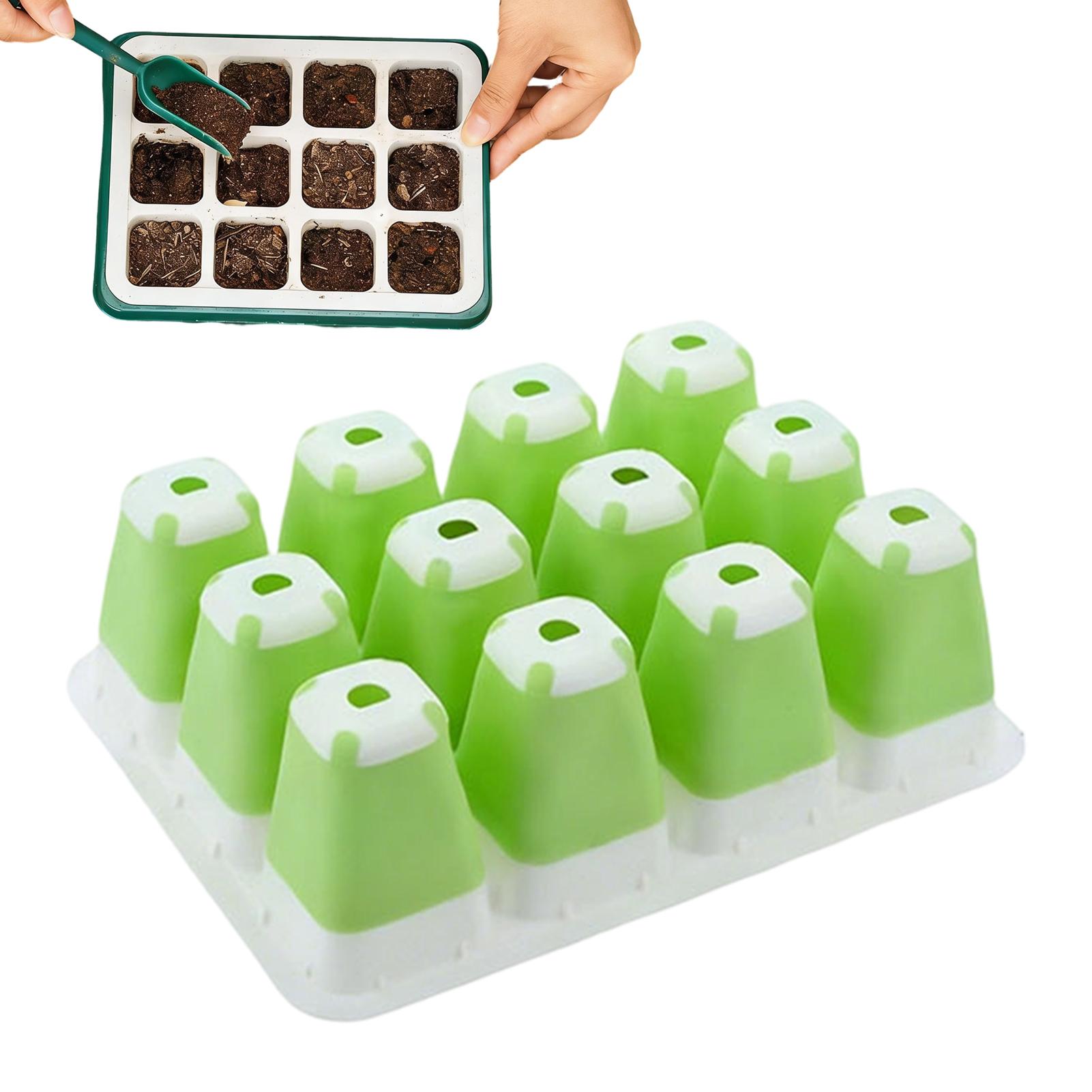 12-Cell Silicone Seedling Star - Seed Starter Trays reseña y precio