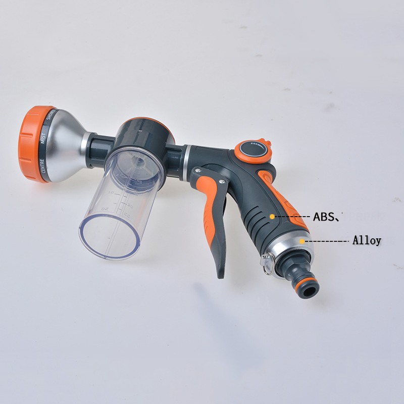 New Foam Water Gun Hose Nozzle - Gardening Tools For Beginners reseña y precio