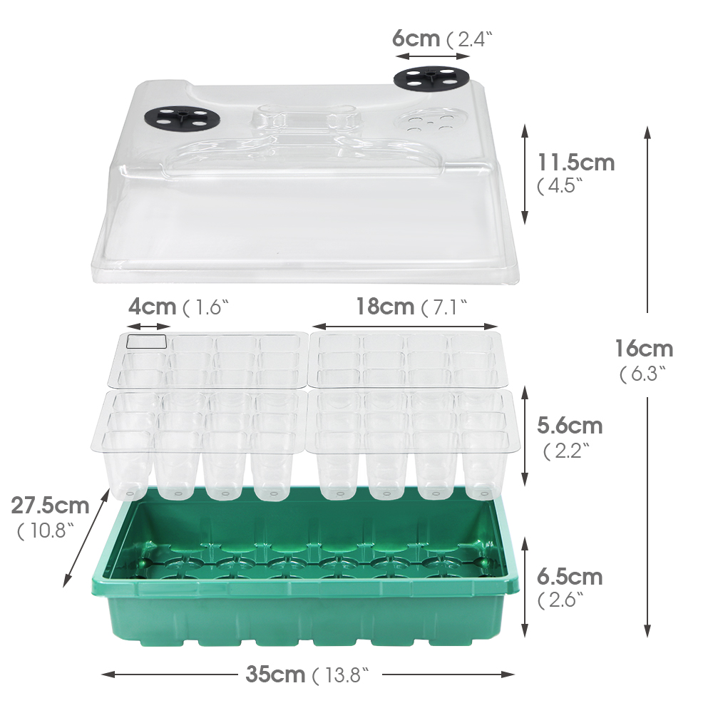 Warm Seedlings Box Heating Mat - Seed Starter Trays reseña y precio