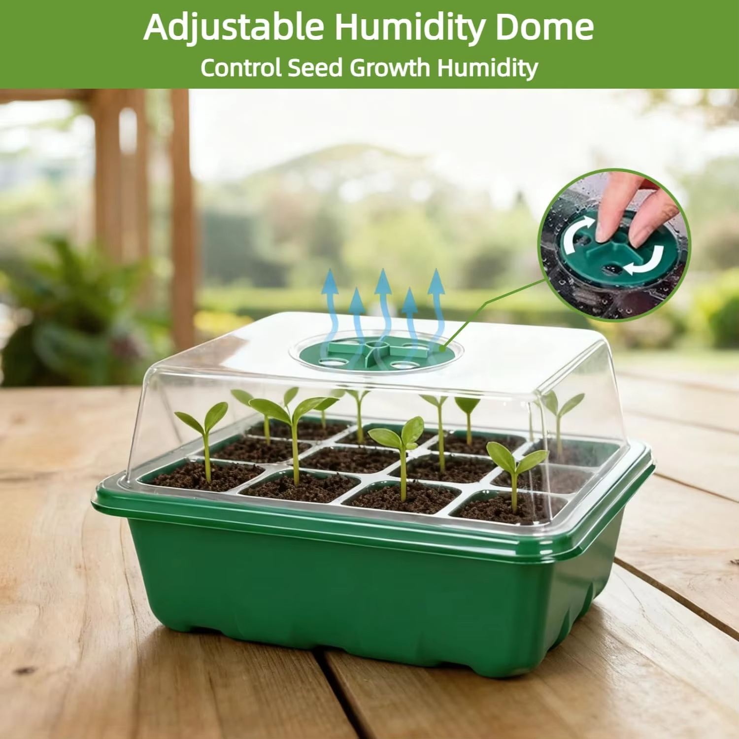 3Pcs Seed Starter Tray Mini Gr - Seed Starter Trays reseña y precio