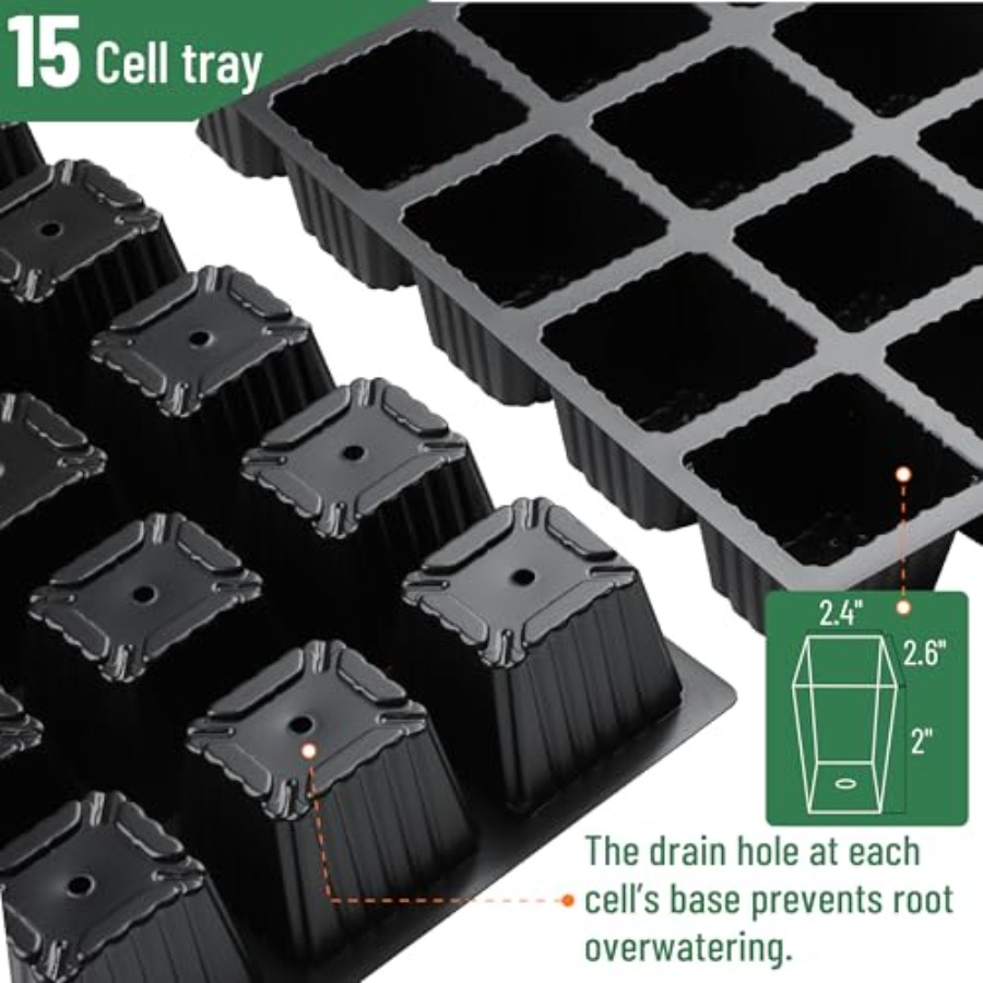 5-Set Seed Starter Tray Kits D - Seed Starter Trays reseña y precio