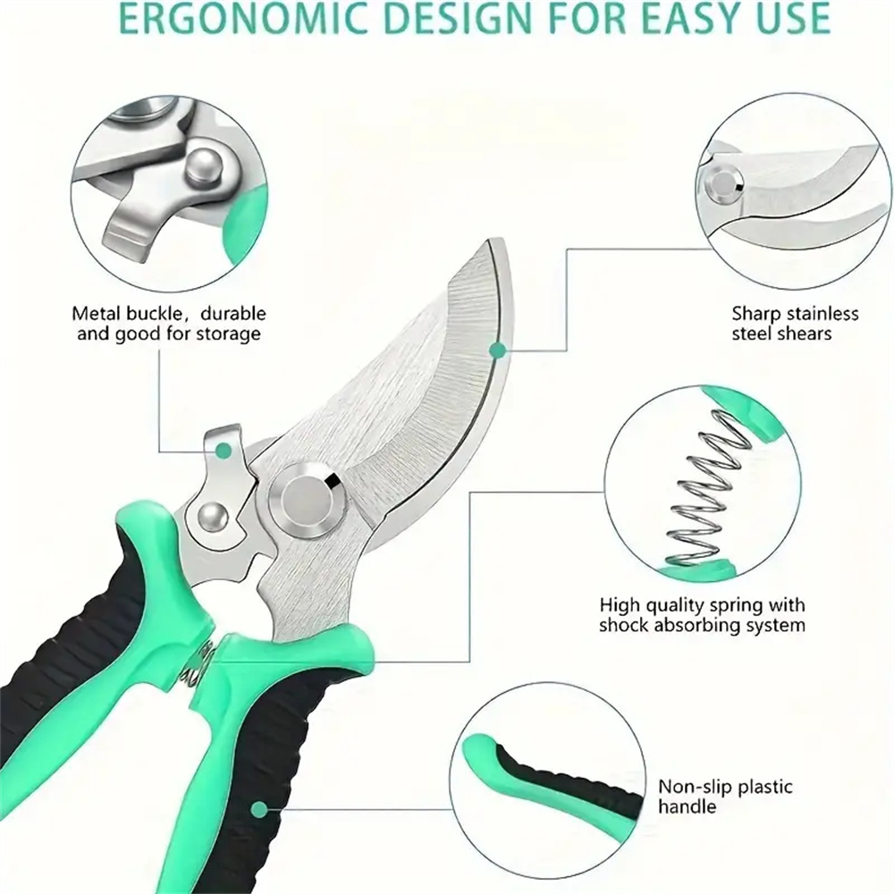 Bypass Pruner Stainless Steel  - Gardening Tools Bag reseña y precio