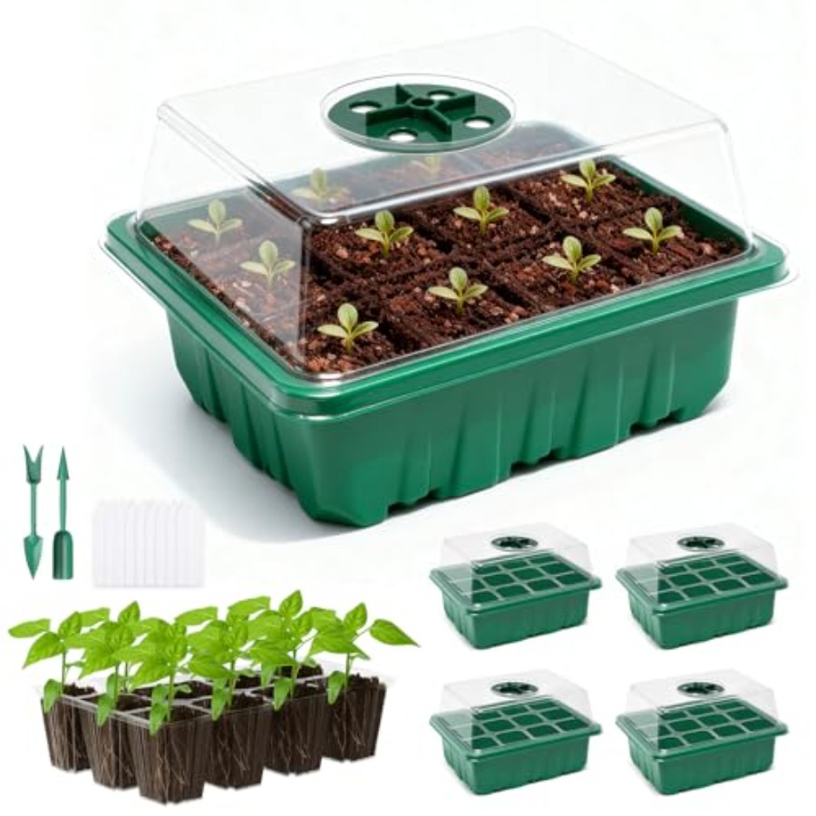 5 Packs Seed Starter Tray with - Seed Starter Trays reseña y precio