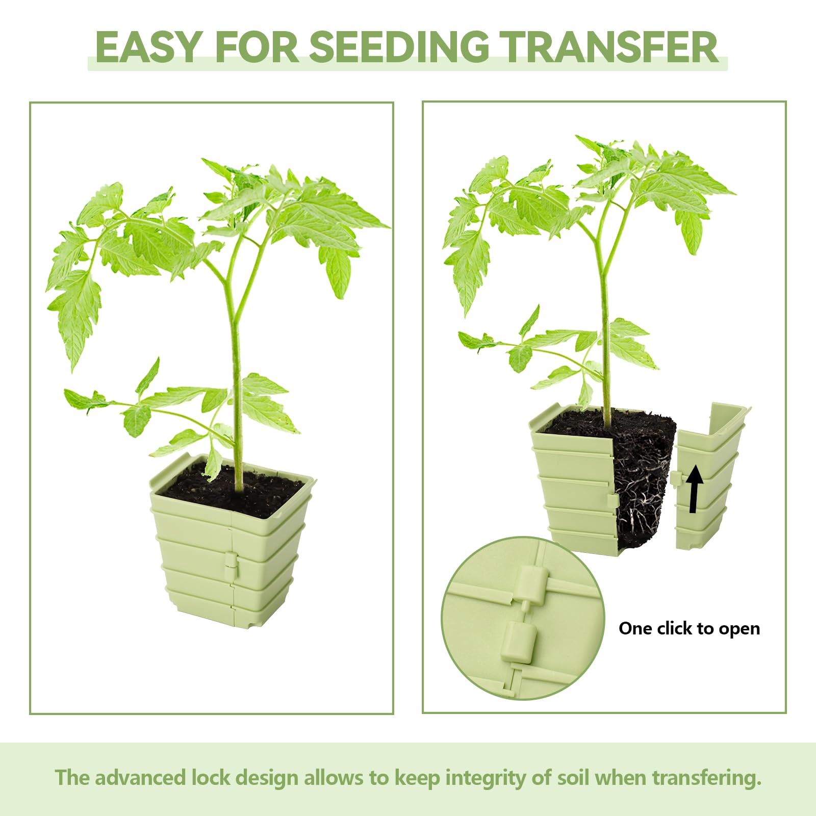 Side-Open Seed Starter Tray 8- - Seed Starter Trays reseña y precio
