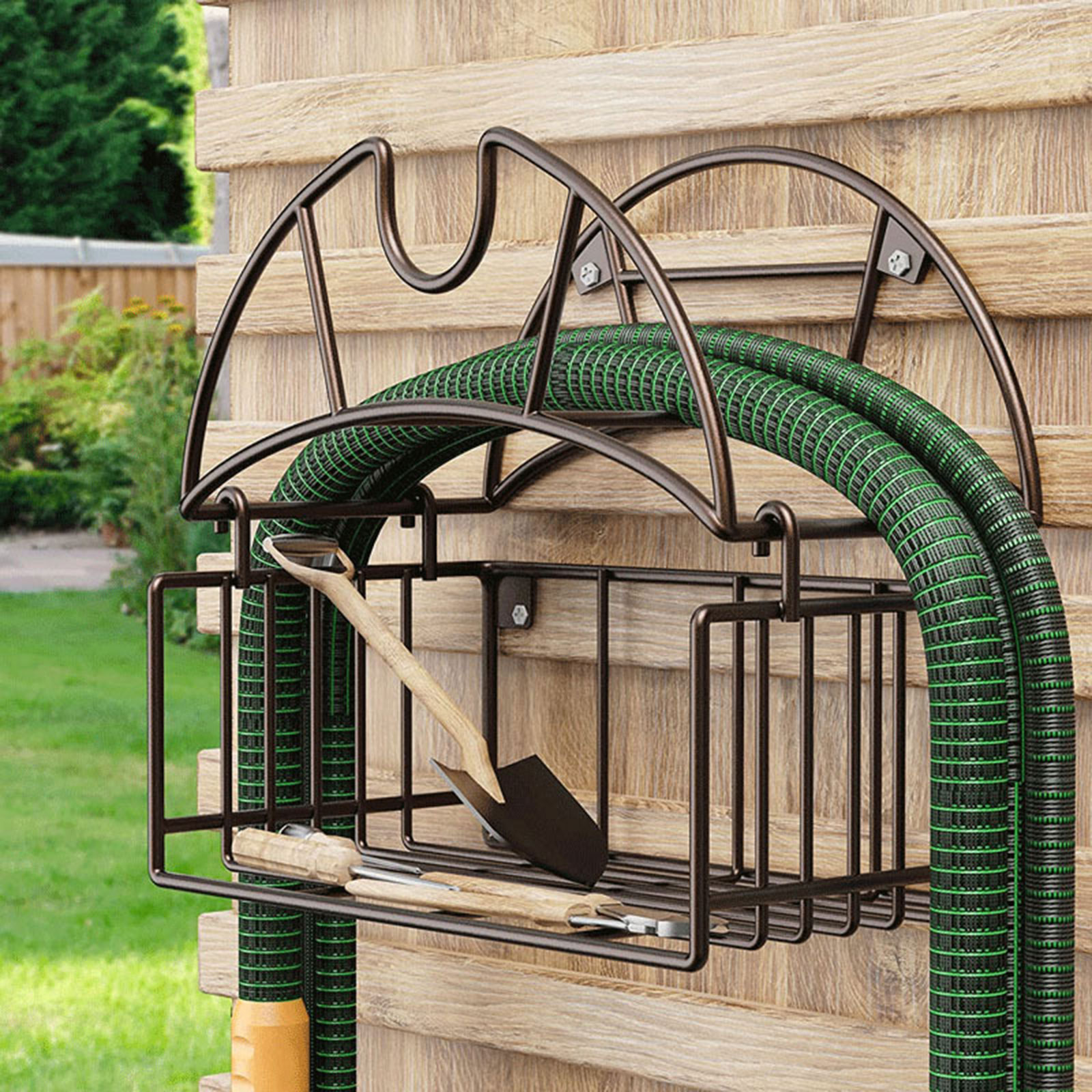 Wall Mount Garden Hose Holder  - Gardening Tools Water reseña y precio