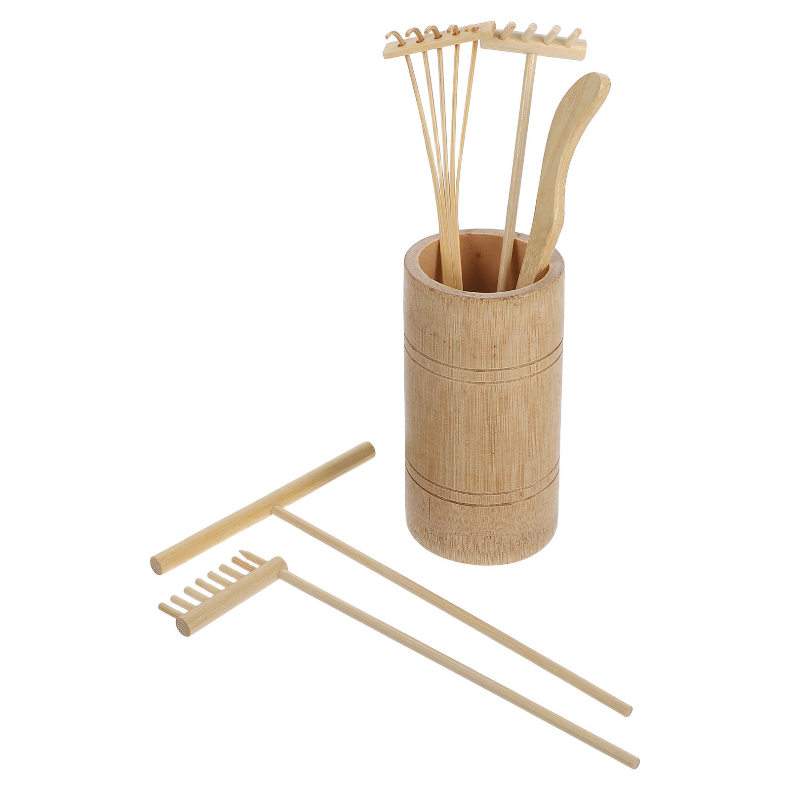 1Set Japanese Zen Garden Rake  - Gardening Tools Kit For Home Garden reseña y precio
