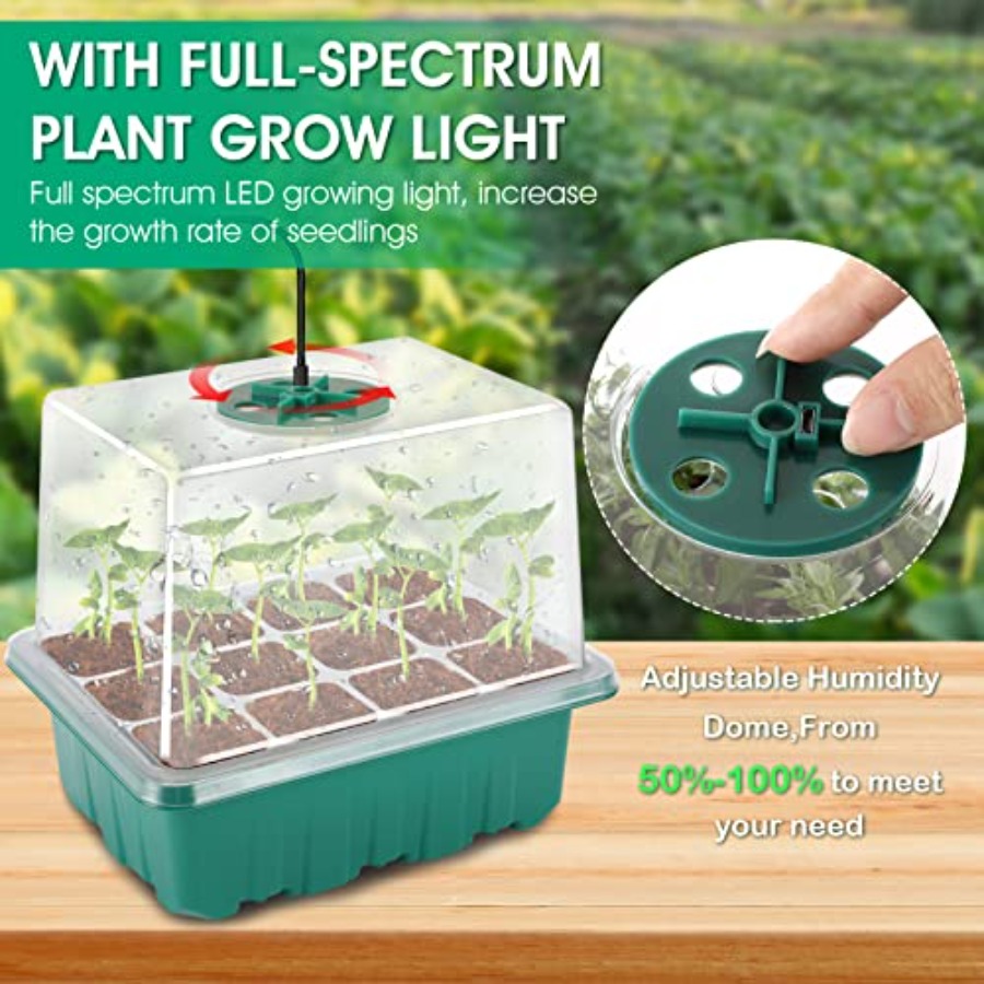 Seed Starter Tray with Light,  - Seed Starter Trays reseña y precio